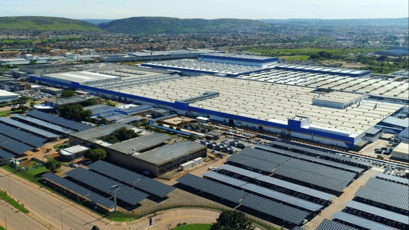 PV installation at Ford Motor Company's plant near Pretoria - SolarAfrica