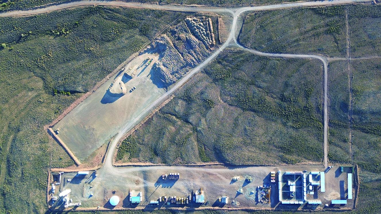 Early project works include establishing access roads, site offices and an on-site batching plant in preparation for the large volumes of concrete needed for the turbine foundations.