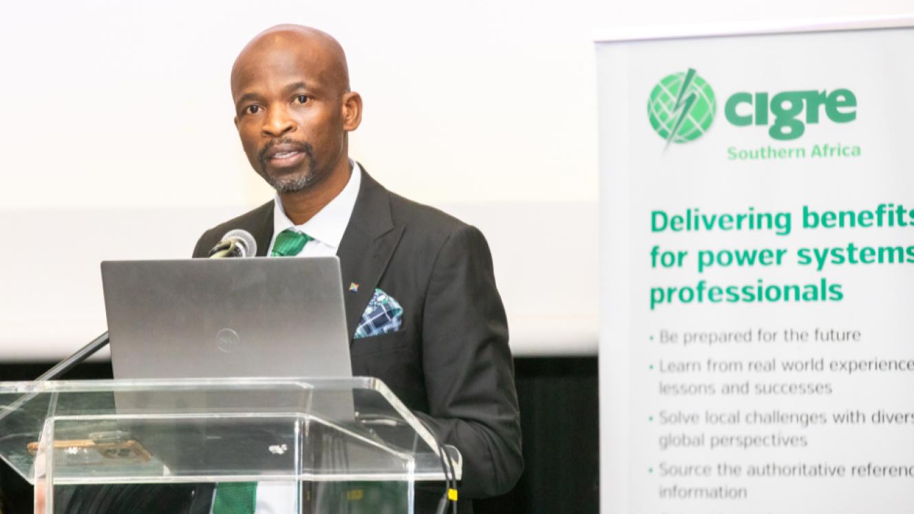 Sidwell Mtetwa, Chairman of Cigre Southern Africa. 