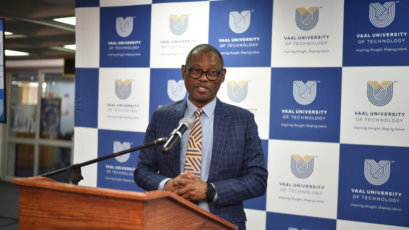 Vice-Chancellor and Principal of the VUT Khehla Ndlovu.