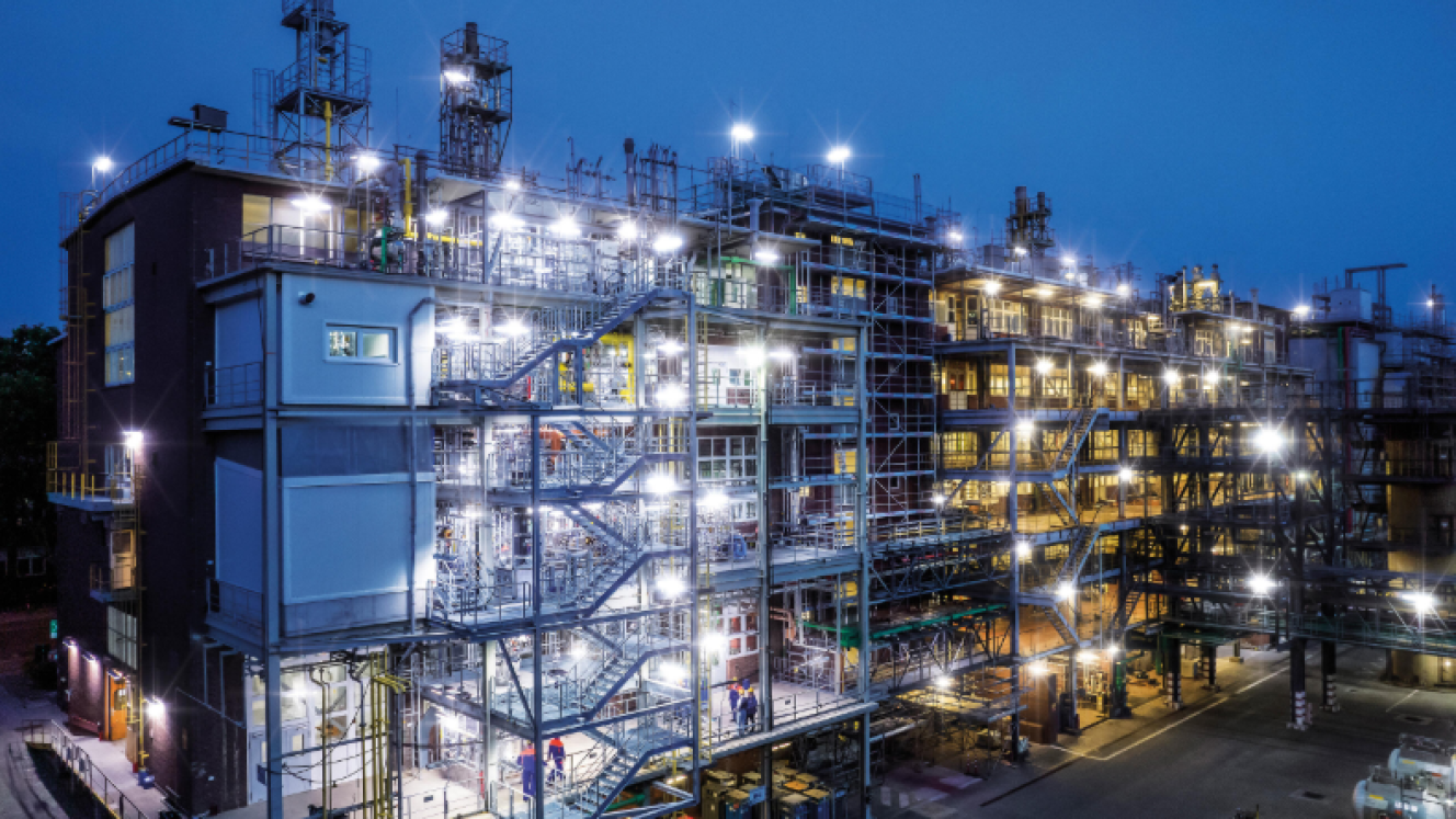 BASF Methane pyrolysis pilot plant in Ludwigshafen, Germany.