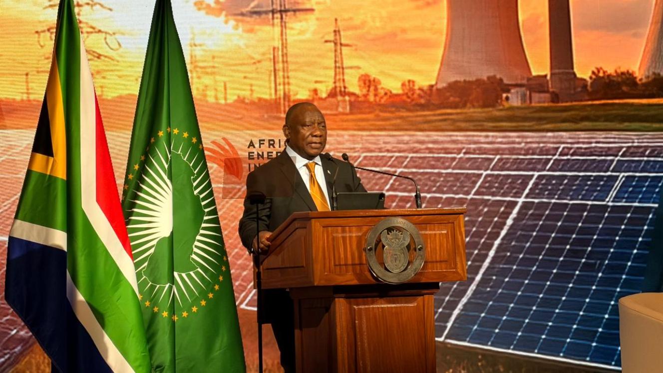 President Cyril Ramaphosa at the Africa Energy Indaba on March 4.