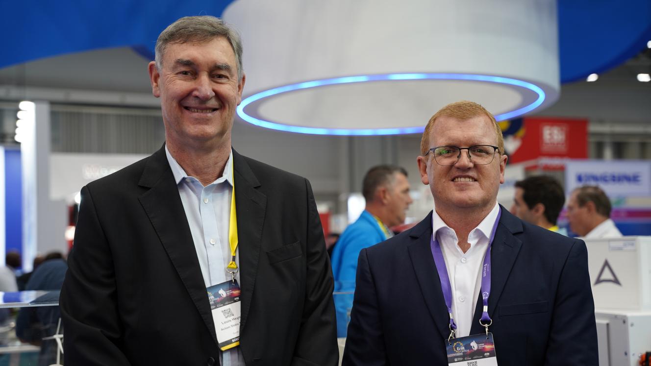 Louis Heyns, Managing Director of Static Energy and Richard von Moltke, General Manager of Static Power. 