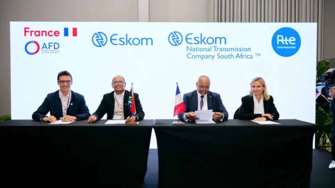 Representatives of Eskom, the NTCSA, RTE International and AFD signed a two-year technical cooperation agreement at Africa Energy Forum in Cape Town.