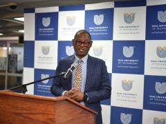 Vice-Chancellor and Principal of the VUT Khehla Ndlovu.