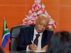 Electricity and Energy Minister Kgosientsho Ramokgopa.