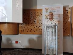 Deputy Minister of Electricity and Energy Samantha Graham-Maré at the South African National Energy Development Institute annual energy conference.