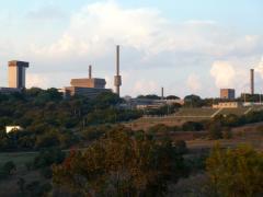Pelindaba nuclear research facility west of Pretoria, home to South Africa’s mothballed Pebble Bed Modular Reactor (PBMR).