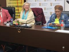 Deputy Minister of Electricity and Energy Samantha Graham-Maré launches the District Energy Council at ZF Mgcawu District Municipality in Upington, Northern Cape. 