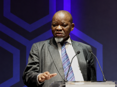 Mineral and Petroleum Resources Minister Gwede Mantashe at the Fuels Industry Association of South Africa Annual Imbizo in Sandton.