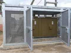 A new ground-mounted mini-substation installed as part of the City of Cape Town’s R2,3 million electricity infrastructure upgrade in Lwandle. 