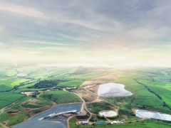 Aerial view of the Dolphin Coast Landfill Management site in KwaZulu-Natal, where a landfill-based solar PV installation has been launched.
