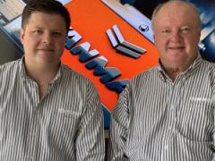 Ryan Robertson, Vert Energy's sales & marketing director (left) with Grant Robertson, the company's managing director.